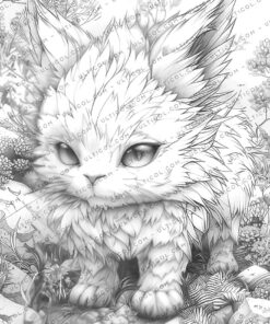 Fantasy Little Trolls Coloring