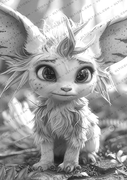Fantasy Little Trolls Coloring