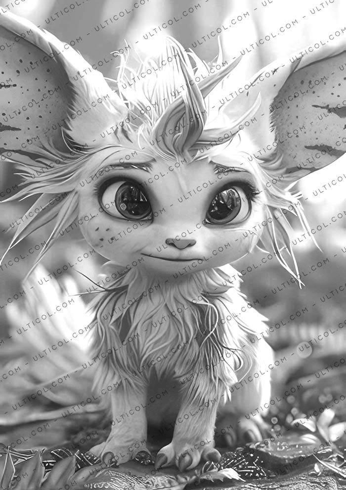 Fantasy Little Trolls Coloring