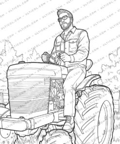 Farmers Coloring Pages