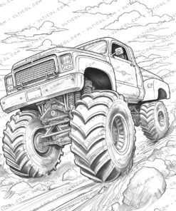 monster truck Coloring