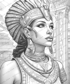 Ancient Egypt Coloring Pages for Adults
