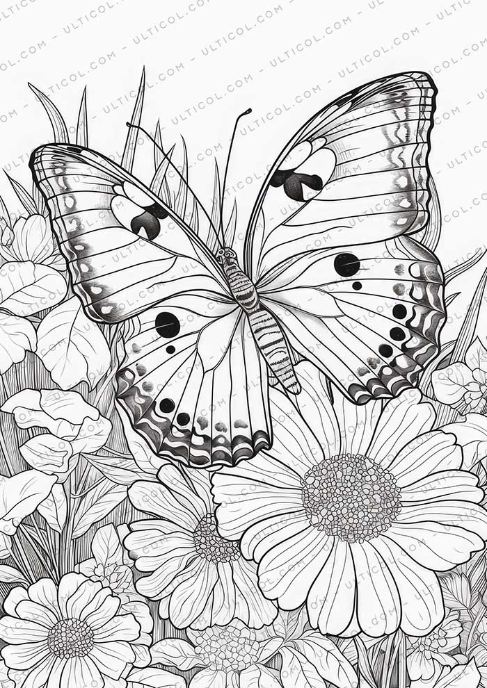 Cute Dragonfly Grayscale Coloring Pages