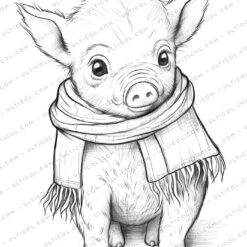 25 PIG Grayscale Coloring Pages - Instant Download - Printable PDF File Embark on a delightful journey into the charming world of pigs with our enchanting collection of 25 grayscale coloring pages! From playful piglets rolling in the mud to majestic boars grazing in the fields, our coloring pages offer a variety of unique and captivating designs to capture your imagination and inspire your creativity. The grayscale format offers a unique and challenging coloring experience, allowing you to experiment with different shades and hues to create your own one-of-a-kind masterpieces. Whether you're a seasoned artist or simply looking for a fun and relaxing way to celebrate the adorable pig, our grayscale coloring pages are perfect for everyone. Features: 25 unique and detailed grayscale coloring pages inspired by pigs High-quality PDF format for sharp and vibrant prints Suitable for all ages and skill levels Perfect for relaxation, creativity, and celebration Benefits: Coloring is a proven stress-reliever and anxiety reducer. It can also help to improve focus, concentration, and motor skills. Coloring is a great way to express your creativity and explore your artistic side. It's also a fun and social activity that can be enjoyed with friends and family. Coloring about pigs can help you connect with these intelligent and social creatures. Transport yourself to a world of charming enchantment and bring the mesmerizing beauty of pigs to life in a world of color with our enchanting grayscale coloring pages! Download your instant PDF file today and embark on a delightful journey of creative exploration and celebration! Call to action: Don't miss out on this opportunity to embark on a delightful journey into the charming world of pigs with our enchanting collection of 25 grayscale coloring pages! Download your instant PDF file today and start coloring your way to relaxation, creativity, and celebration!
