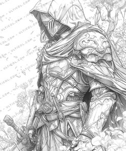 Fantasy Knight Coloring
