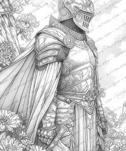Fantasy Knight Coloring