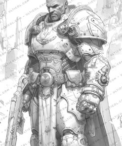 Fantasy Knight Coloring