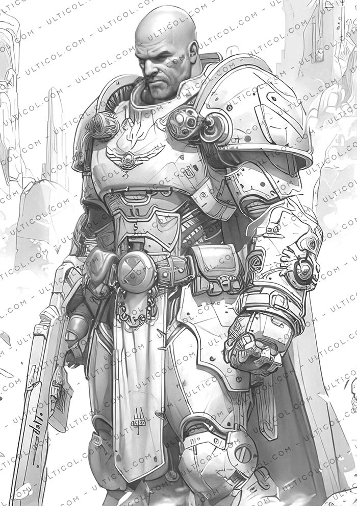 Fantasy Knight Coloring