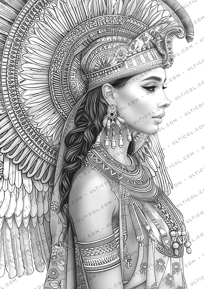 Ancient Egyptian Women Coloring