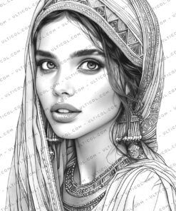 Ancient Egyptian Women Coloring