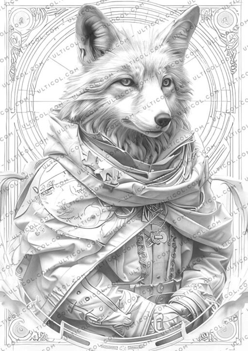 Gothic Animals coloring