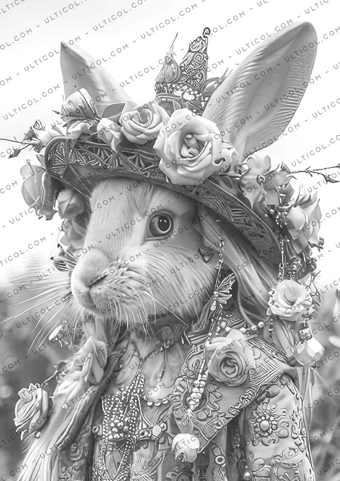 Gothic Animals coloring