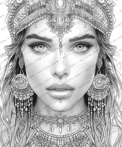 Ancient Egyptian Women Coloring