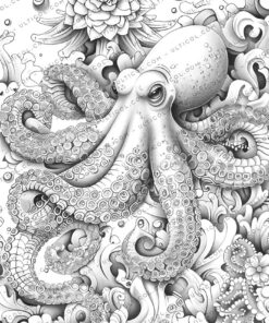 Alien Deep Sea Creatures Coloring
