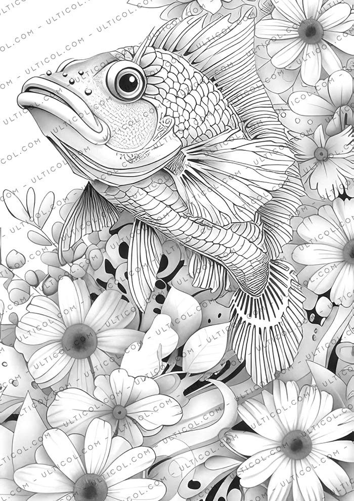 Alien Deep Sea Creatures Coloring