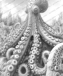 Alien Deep Sea Creatures Coloring