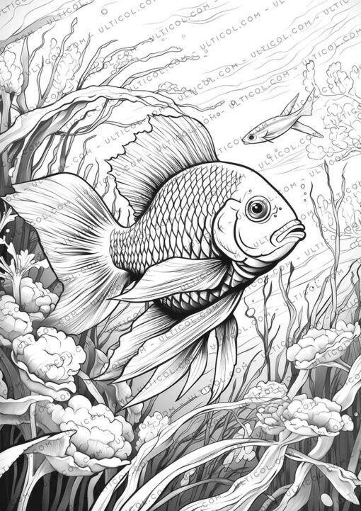 Angel Fish coloring