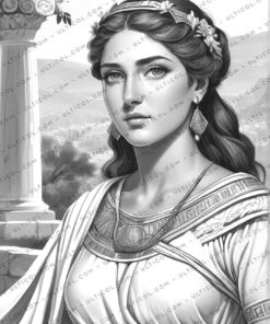 Ancient Greece Women Coloring