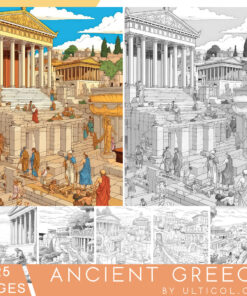 Ancient Greece Coloring Book