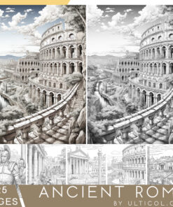 Ancient Rome Coloring Book