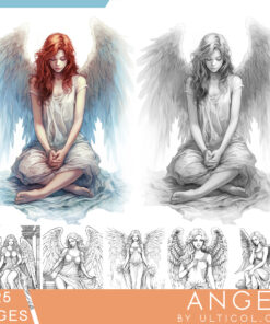 Angel Coloring Book