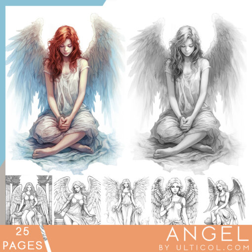 Angel Coloring Book