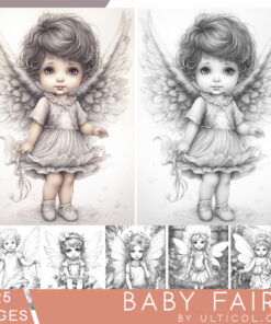 Baby Fairy Coloring Book