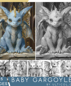 Baby Gargoyles Coloring