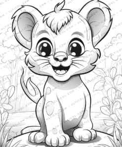 Printable Safari Animals Coloring Pages