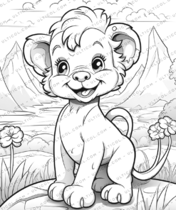 Printable Safari Animals Coloring Pages