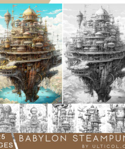 Babylon Steampunk Coloring