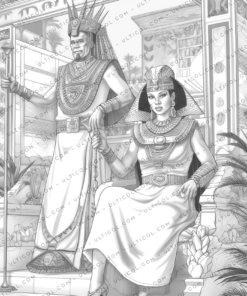 Ancient Egypt Coloring Pages for Adults