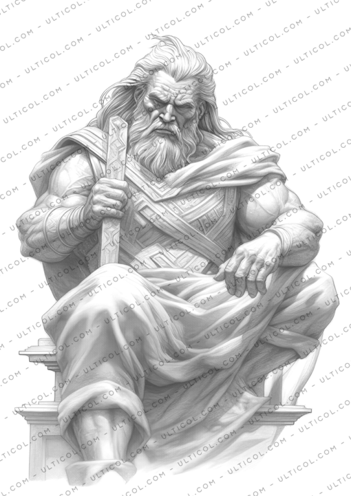 Zeus Coloring Book