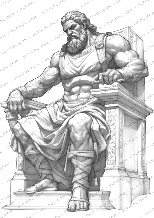 Zeus Coloring Book