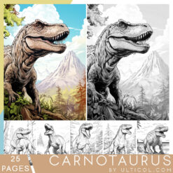 Carnotaurus Coloring