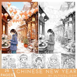 Chinese New Year Coloring