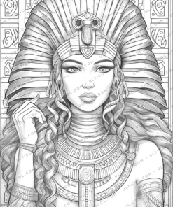 Egyptian Queen Coloring Pages