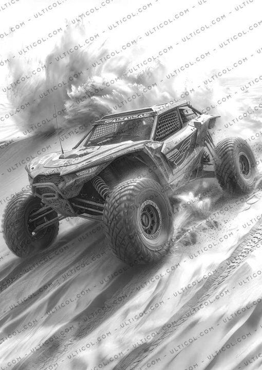 Dune buggy Coloring