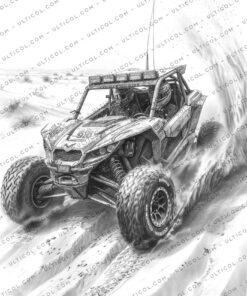 Dune buggy Coloring
