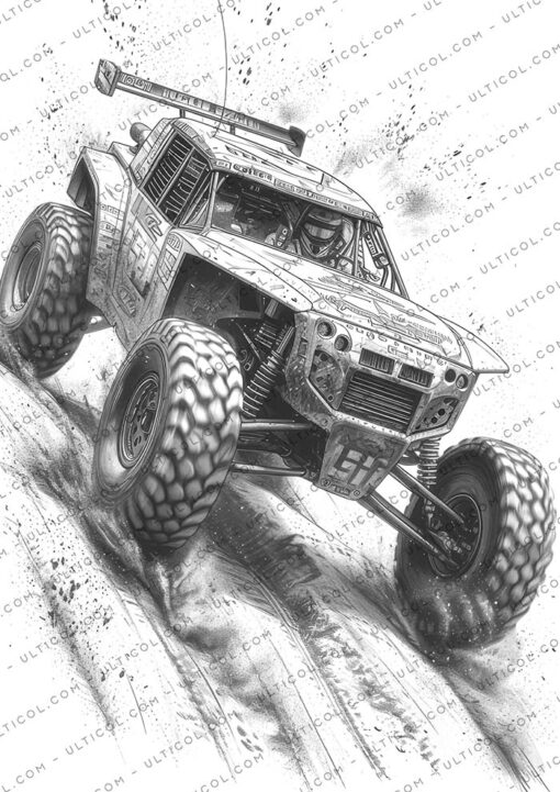 Dune buggy Coloring