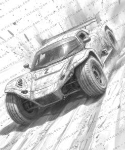 Dune buggy Coloring