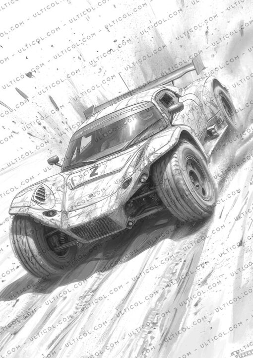 Dune buggy Coloring
