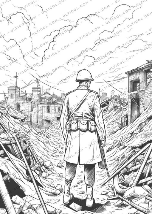 World War one Coloring
