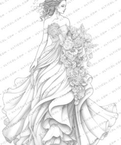 Wedding Dress Coloring Pages