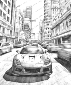 Rally Cars Coloring Pages