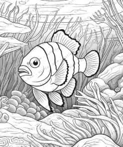 Ocean Life Sea Creatures Coloring Book