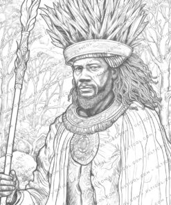 African Kings Coloring