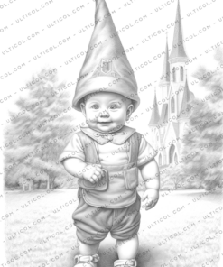 Gnomes Life Coloring Book