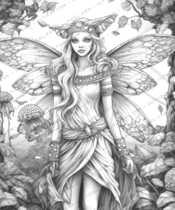 Forest Fairies Coloring Book
