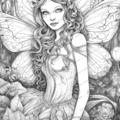 Forest Fairies Coloring Book